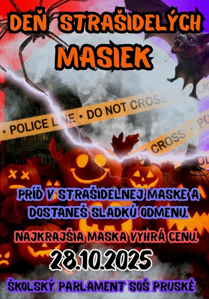 DEŇ STRAŠIDELNÝCH MASIEK
