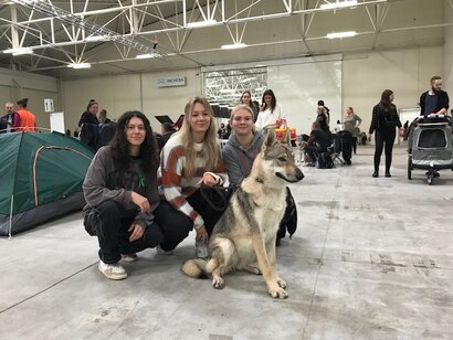 Účasť žiakov na medzinárodnej výstave psov FCI v Bratislave