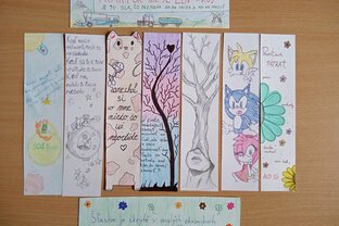 Zväčšiť fotografiu - Záložka do knihy spája slovenské školy